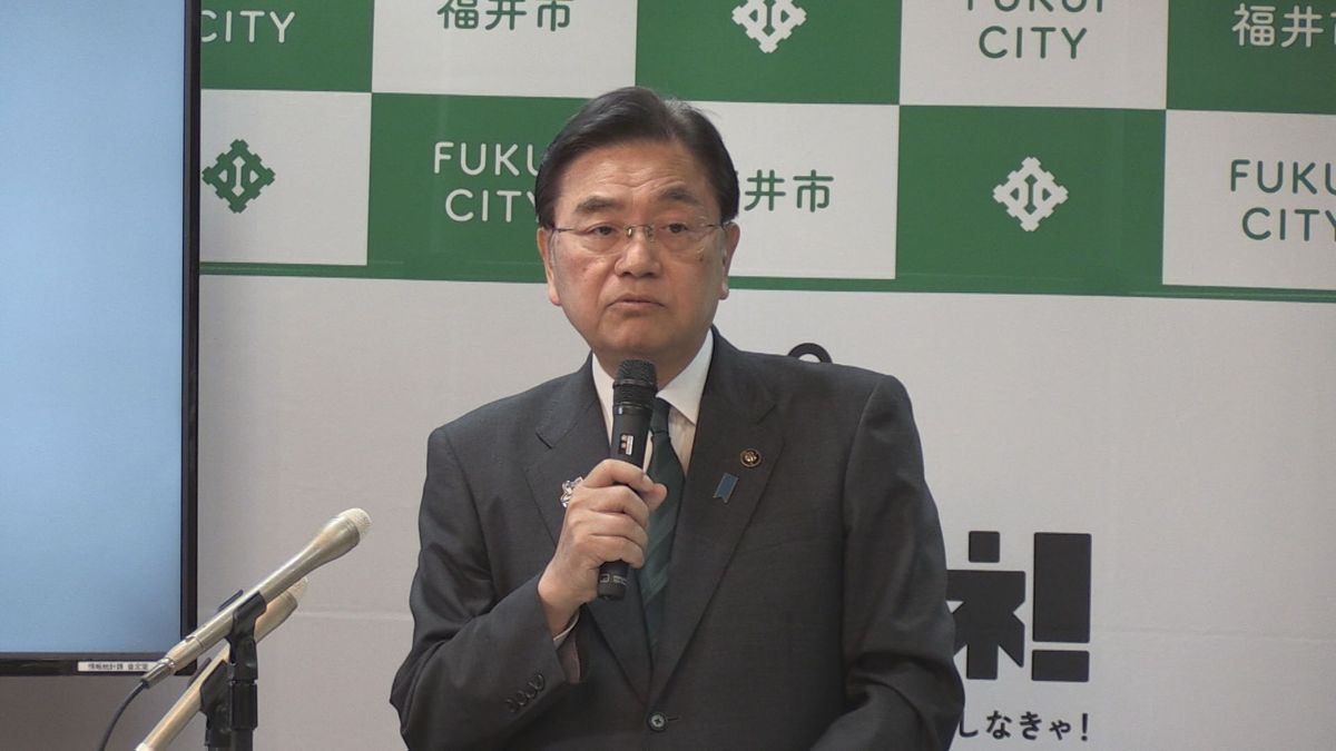 2人目の副市長を外部から起用へ　福井市･西行市長が方針示す　12月議会で人事案提示　書類送検された小寺副市長の処遇は検察の判断待ち