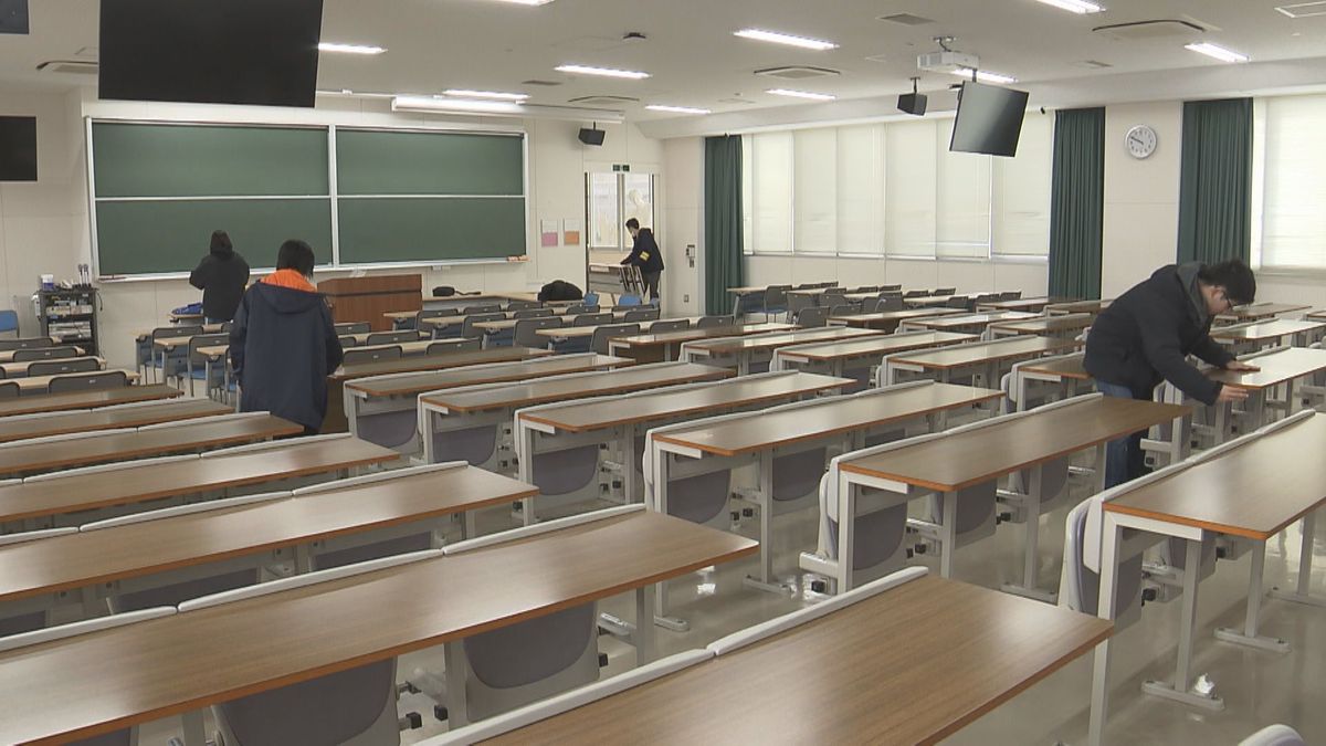 18日から大学入学共通テスト 県内の試験会場で準備が進む 19日には新教科「情報」の試験も