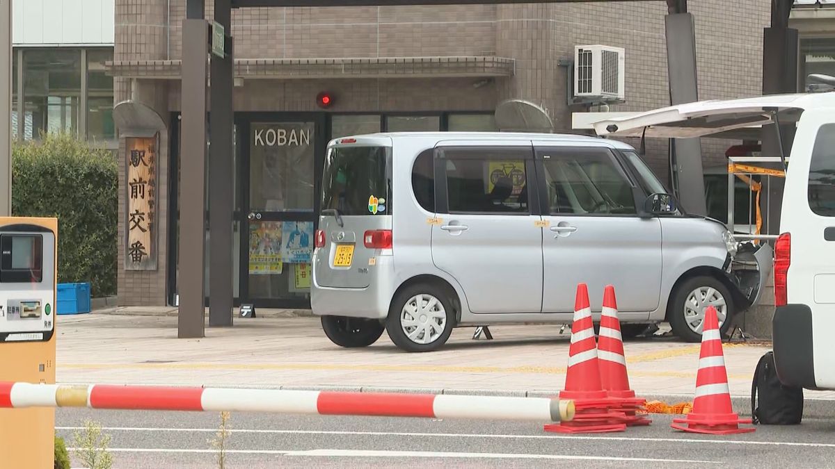 動機は親子間のトラブルか　武生駅ロータリーに車で突っ込み父親はねる　24歳の息子を殺人未遂の現行犯で逮捕　福井県越前市