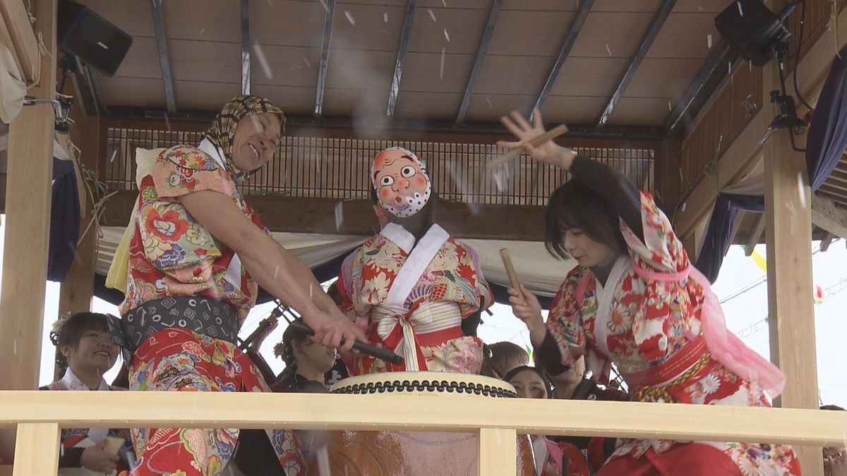 奥越に春を呼ぶ勝山左義長まつり始まる 23日まで開催
