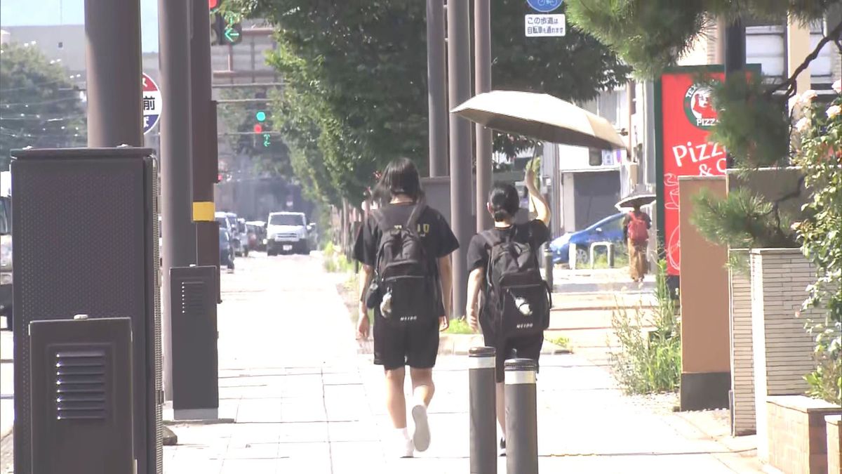 熱中症に十分警戒を 3日連続の猛暑日予想 福井で36度、敦賀で35度予想 熱中症警戒アラート発表中