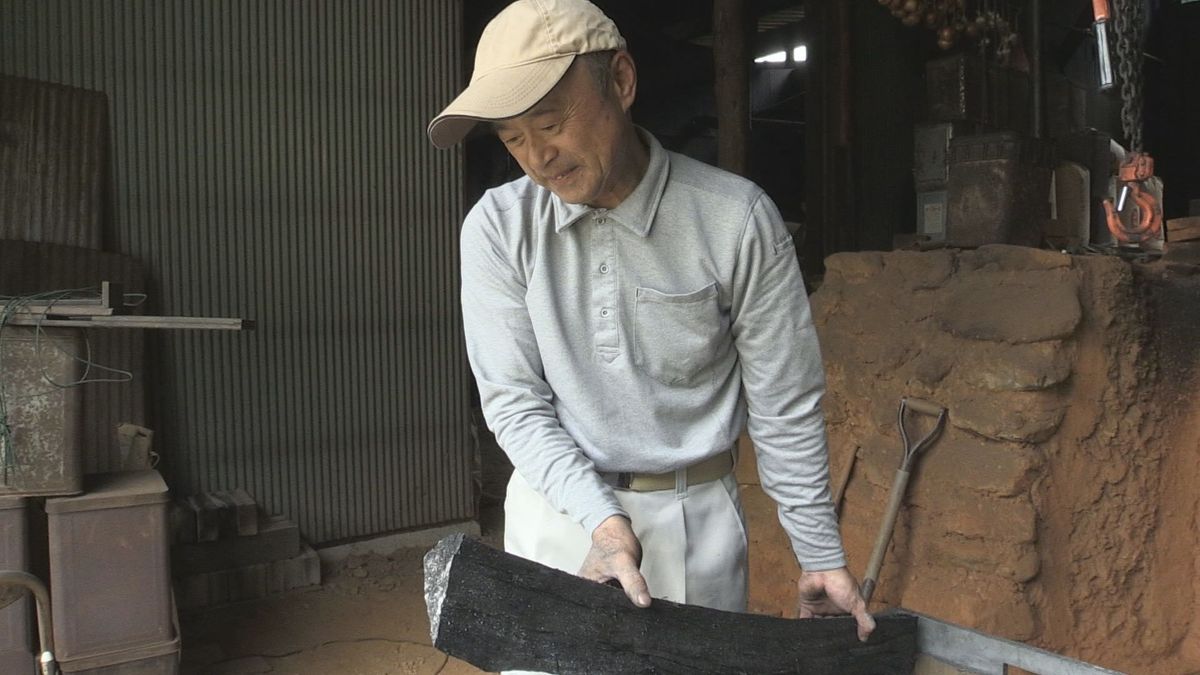 「選定保存技術」保持者におおい町の製炭師・木戸口武夫さん 4種の"研炭"を国内で唯一製造