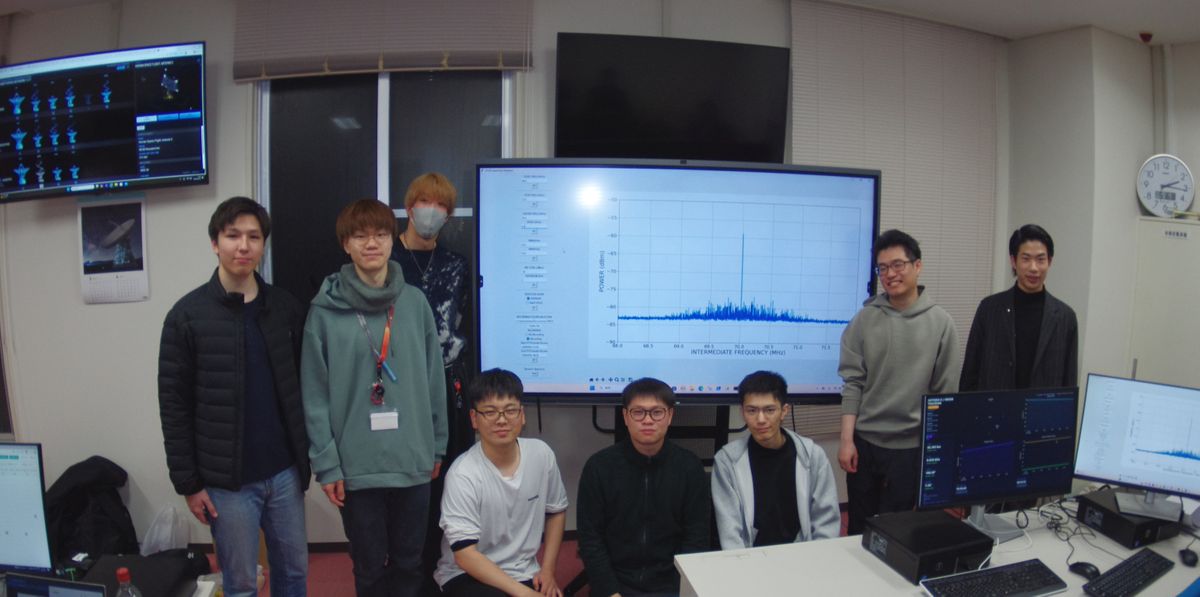 宇宙船からの電波受信に成功した福井工業大学のアンテナ設備
