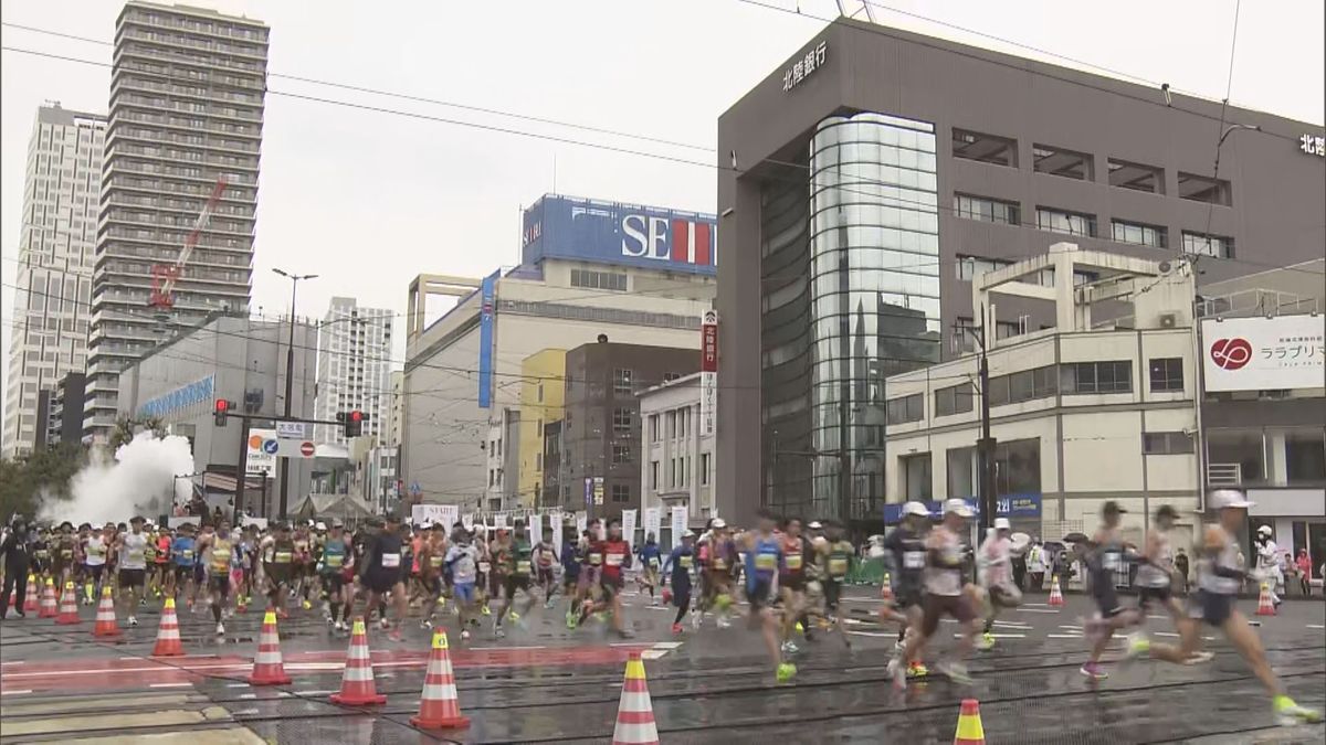 2年目の「ふくい桜マラソン」1万3485人のランナーが福井路を駆ける エイドでは福井の食でおもてなし