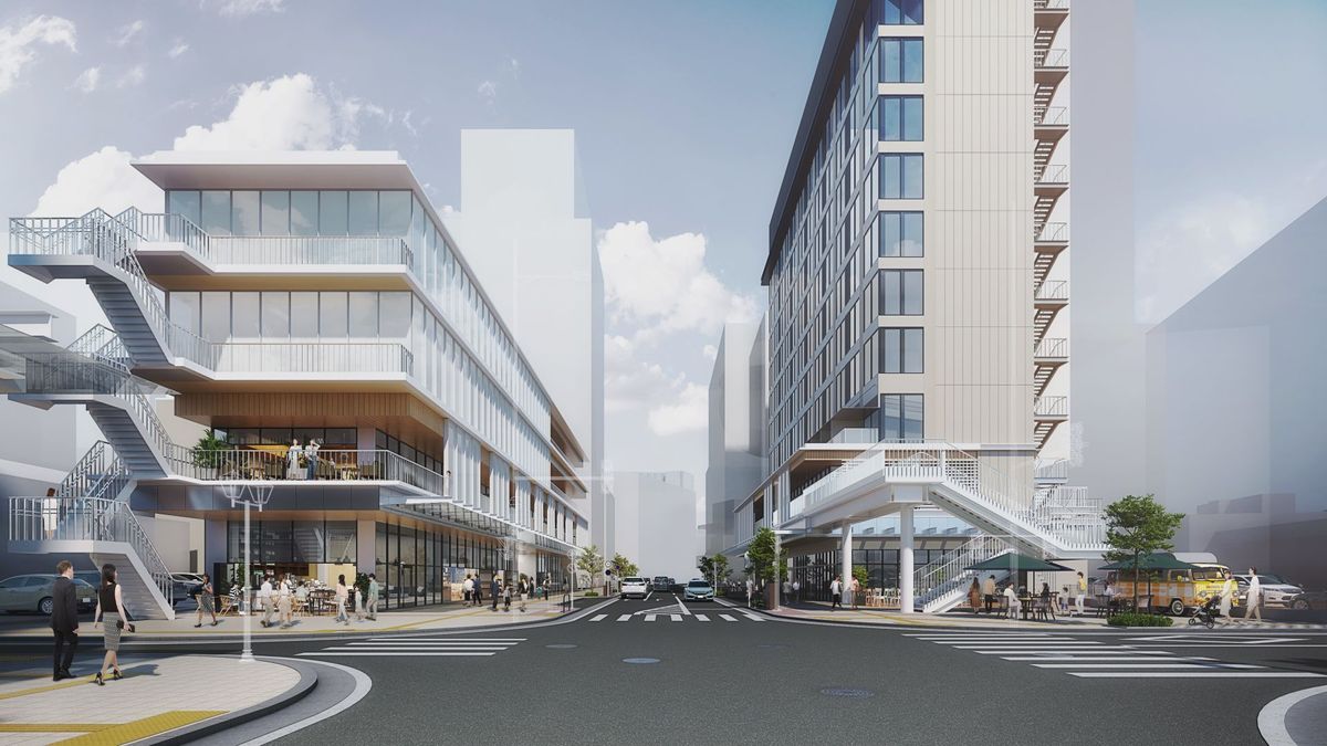 福井駅前南通り 2027年春北陸初進出11階建てホテルが先行開業