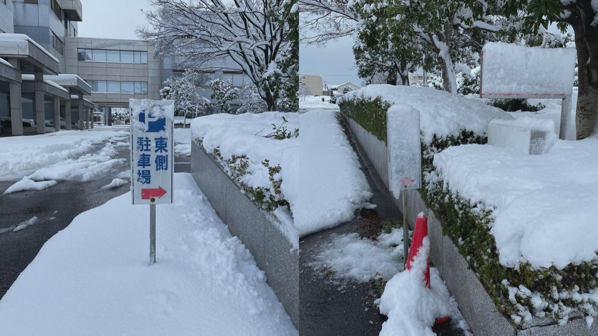 雪の付着防ぐ特殊なフィルムを開発中 冬の道路標識も見やすく 産総研と共同研究 県工業技術センター
