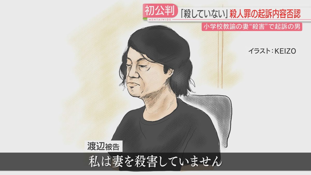 殺人の起訴内容を否認