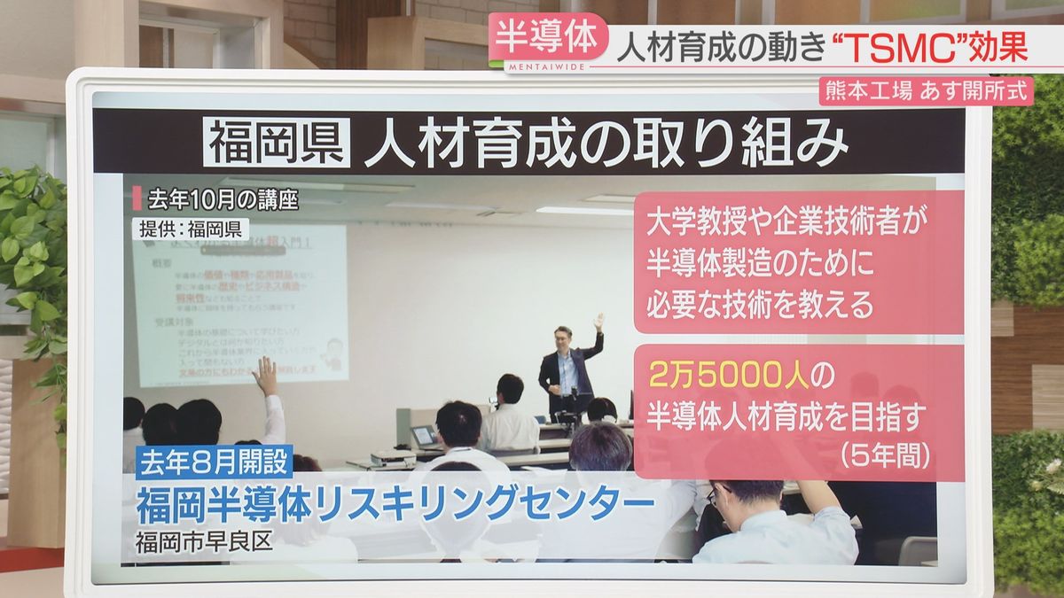 福岡県は人材育成に取り組む