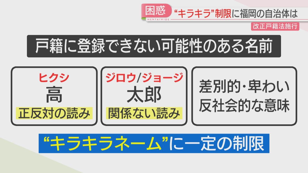 キラキラネーム廃止