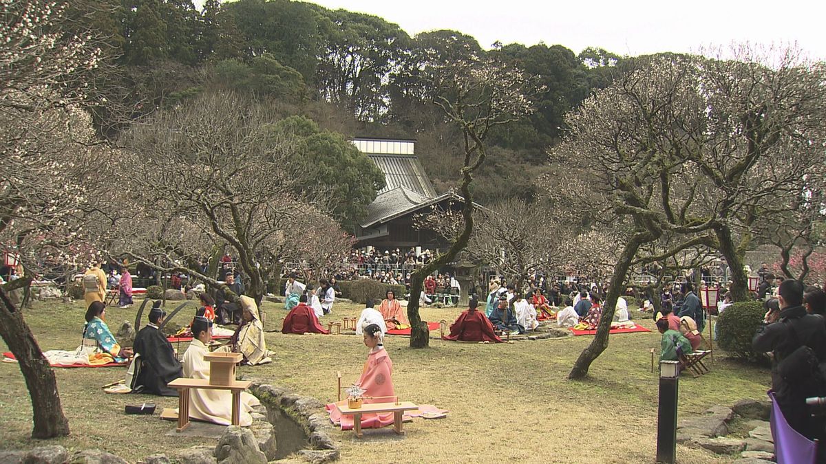 平安時代の宮中行事を再現 太宰府天満宮で「曲水の宴」【福岡・太宰府市】