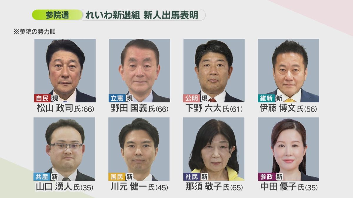 れいわ 新選 組 当選者一覧
