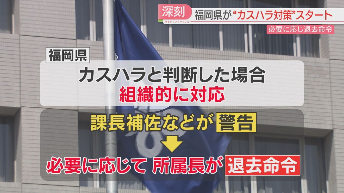 福岡県が「カスハラ」対策をスタート　長時間の拘束・暴言・過度な要求「バカ・アホと言われ精神的な負担に」