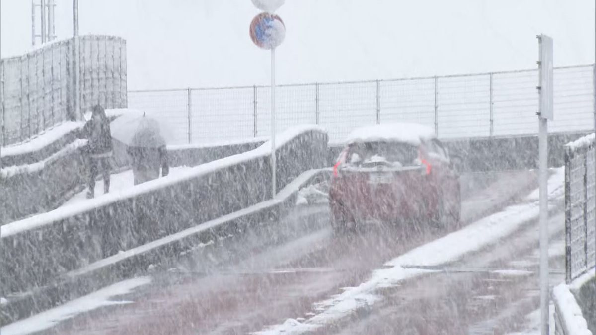 「大雪に関する緊急発表」九地整・気象台などが不要不急の外出を控えるよう呼びかけ　福岡