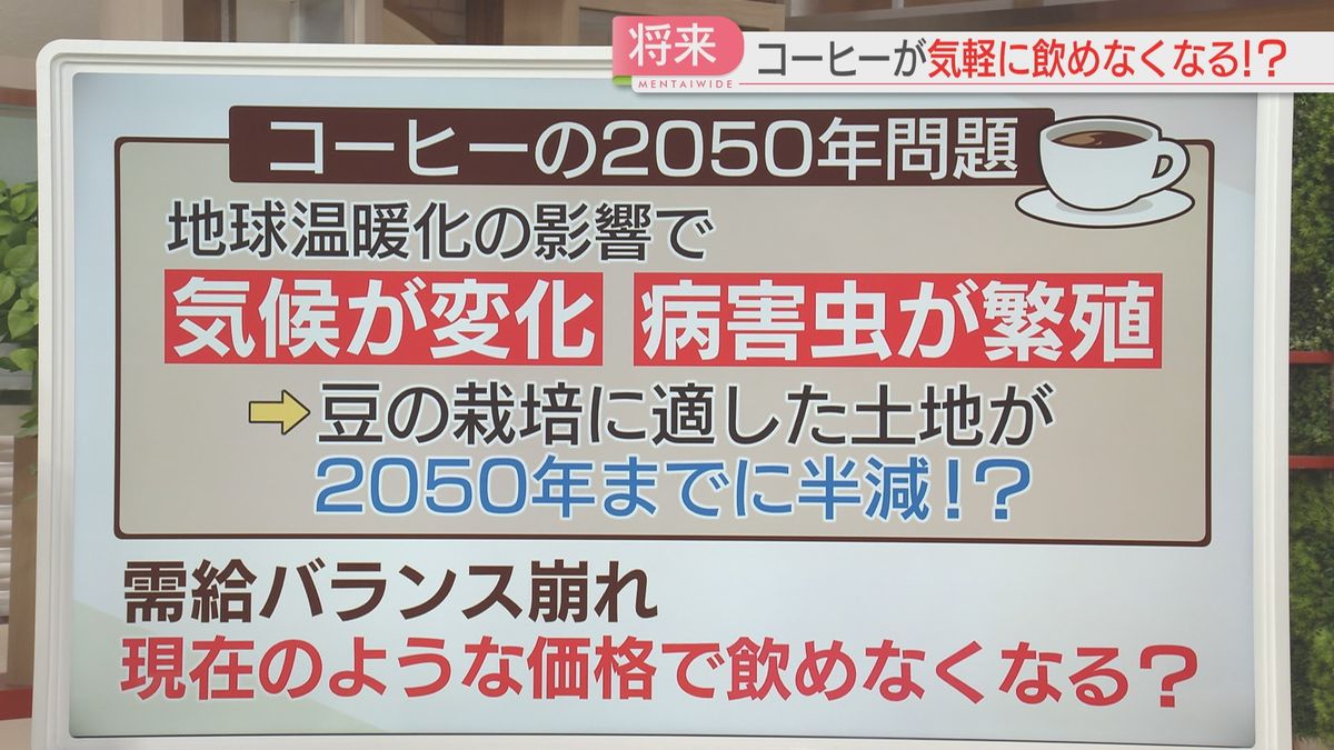 コーヒーの2050年問題とは