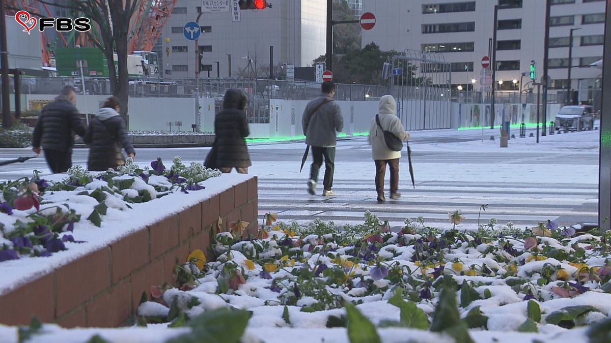 【注意】福岡と佐賀で12日昼すぎにかけて大雪の恐れ　山地で最大15センチ・平地で最大3センチの予想