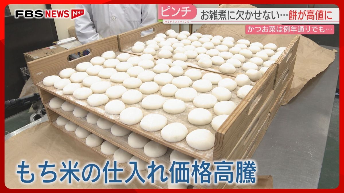 もち米」高騰 330円→600円→1000円 餅店「値上げしないとやって 