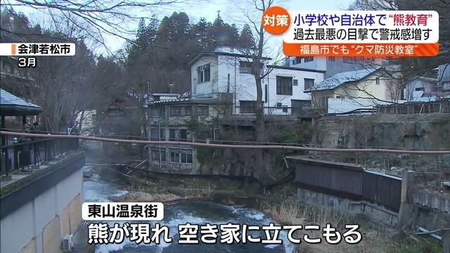 山林だけではなく観光地や住宅地でも出没している