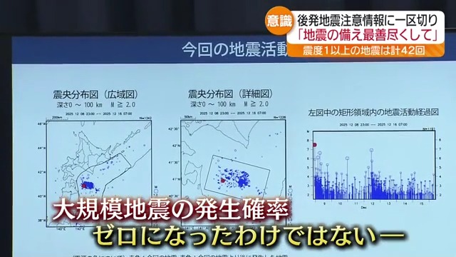 「後発地震注意情報」終了　ポスター撤去も引き続き対策求める・福島