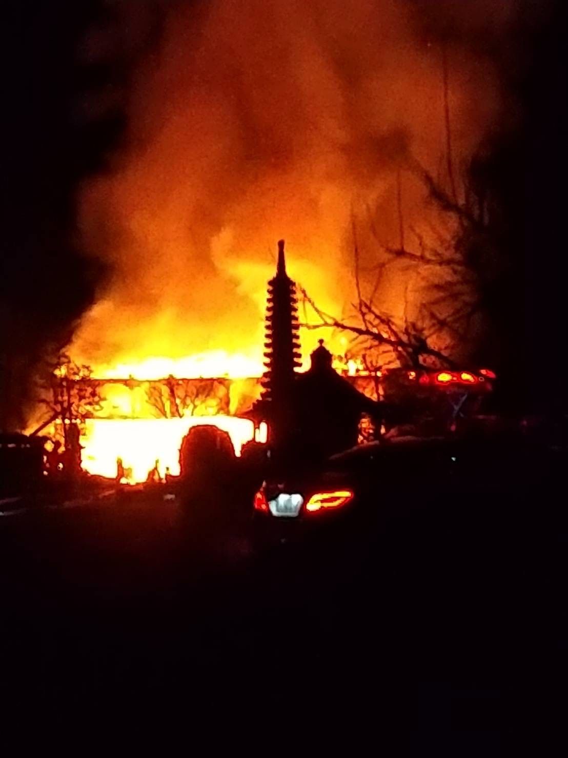 【続報】「真っ赤に炎が」元日の夜に福島市の寺が全焼する火事　本堂の中から出火か　福島県