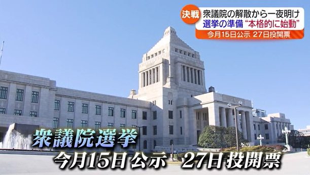 解散から一夜明け…事実上の選挙戦スタート　いわゆる裏金議員の公認問題も　福島県