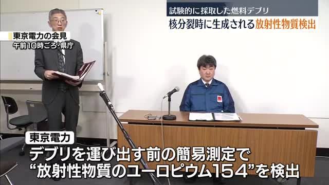 燃料デブリからウラン核分裂時に生成される核燃料由来のユーロピウム検出・福島第一原発