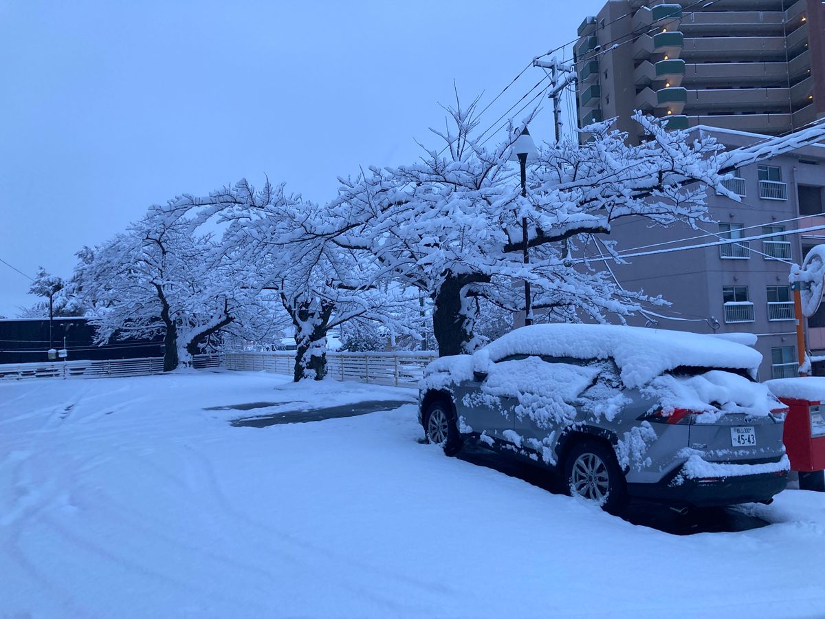 6日午前6時までの24時間予想降雪量…多い所で中通り平地10㎝、会津平地と浜通り平地10㎝