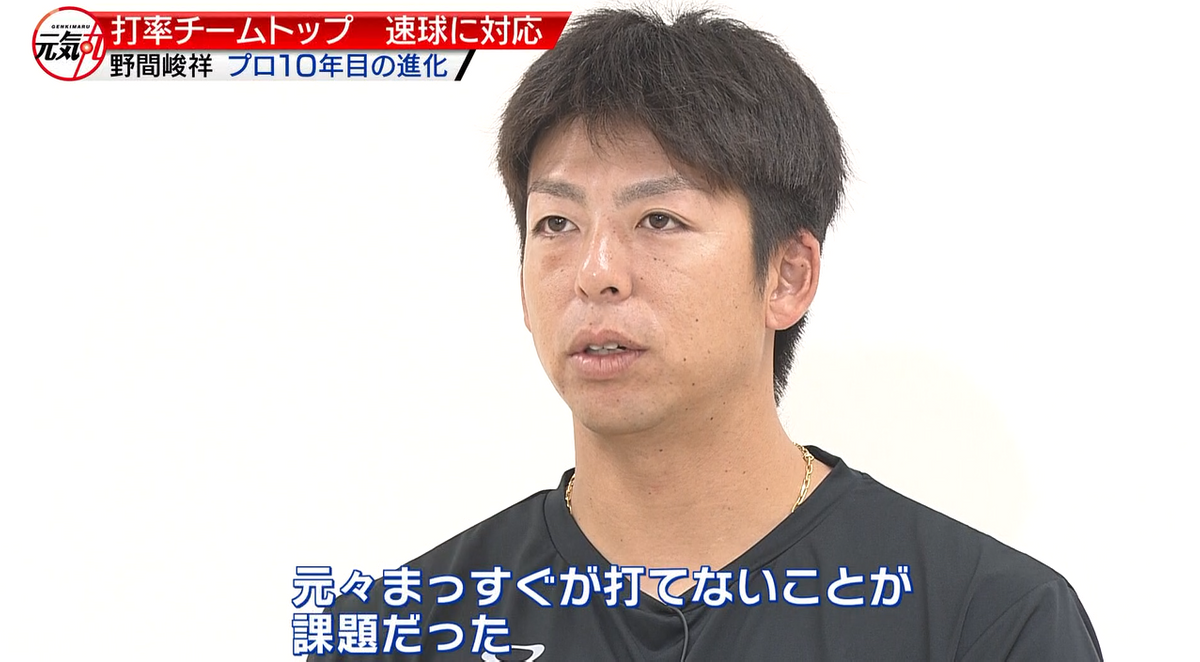 カープ・野間峻祥選手】打線を引っ張る10年目のシーズン 打率 カープ・野間峻祥選手】打線を引っ張る10年目のシーズン 打率
