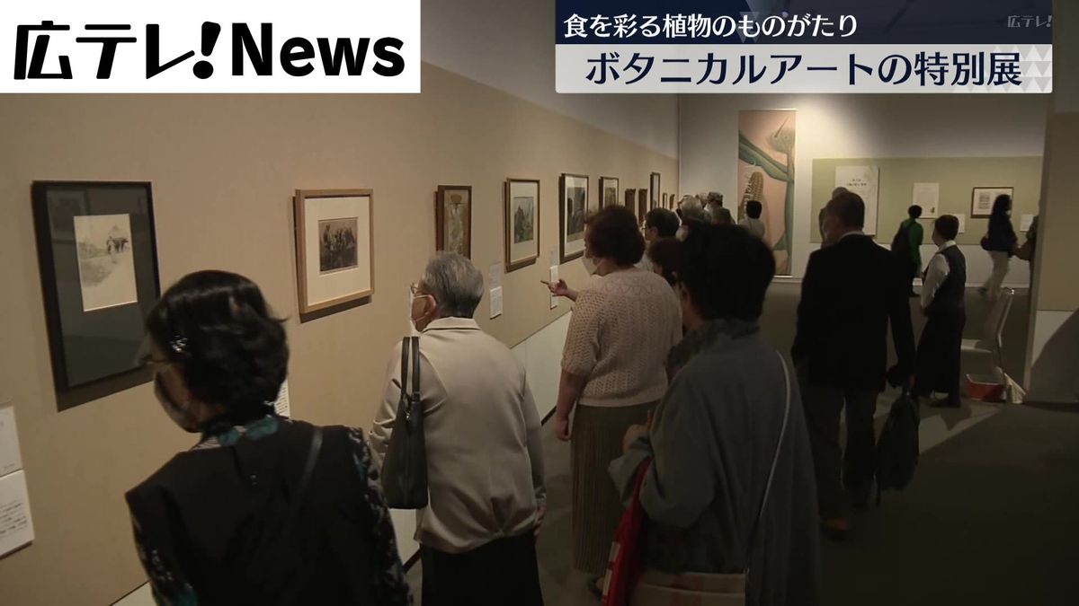 ボタニカル・アートの特別展　広島県立美術館で始まる