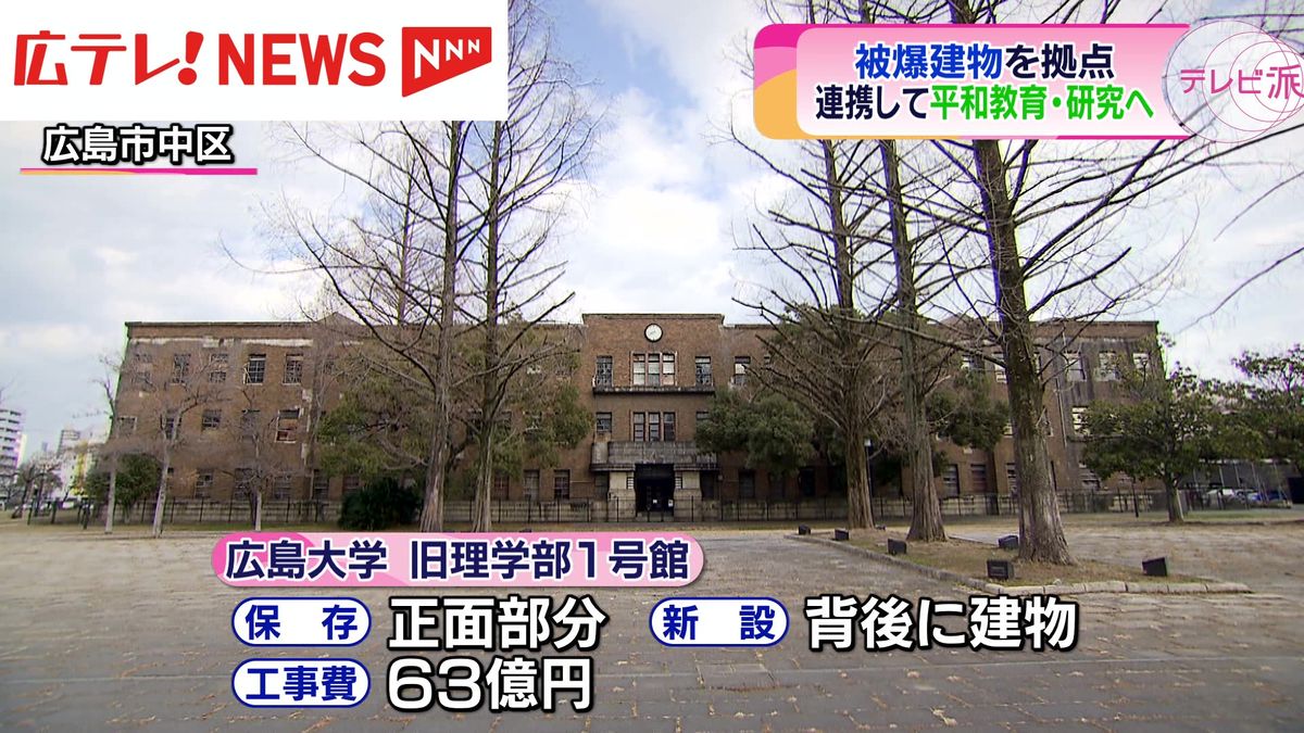 被爆建物を知の拠点に　「ヒロシマ平和研究教育機構」設立に向けた会議が開かれる