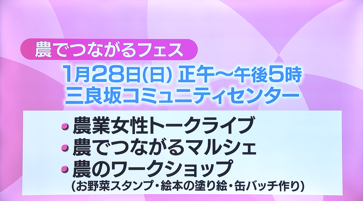 フェスでは、様々なイベントが開かれる