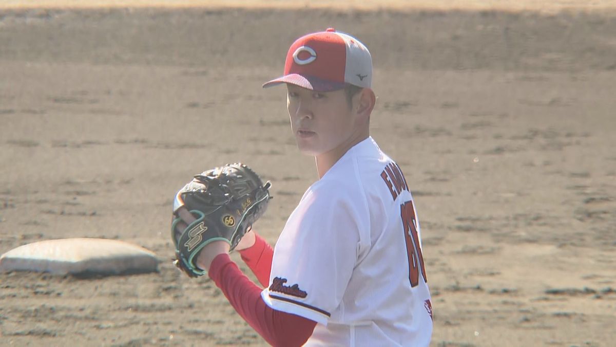 カープ日南キャンプ　紅白戦で４番候補が躍動