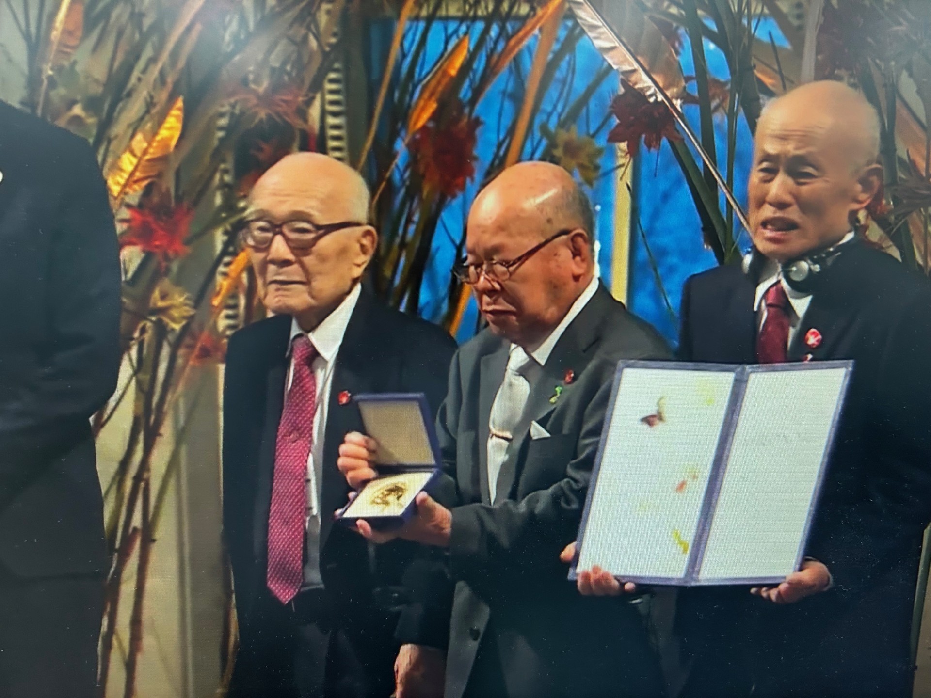 ノーベル平和賞授賞式 日本被団協にメダル授与（2024年12月10日掲載