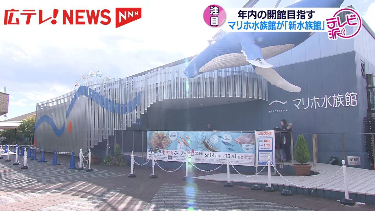 マリホ水族館が新たな水族館へ　広島