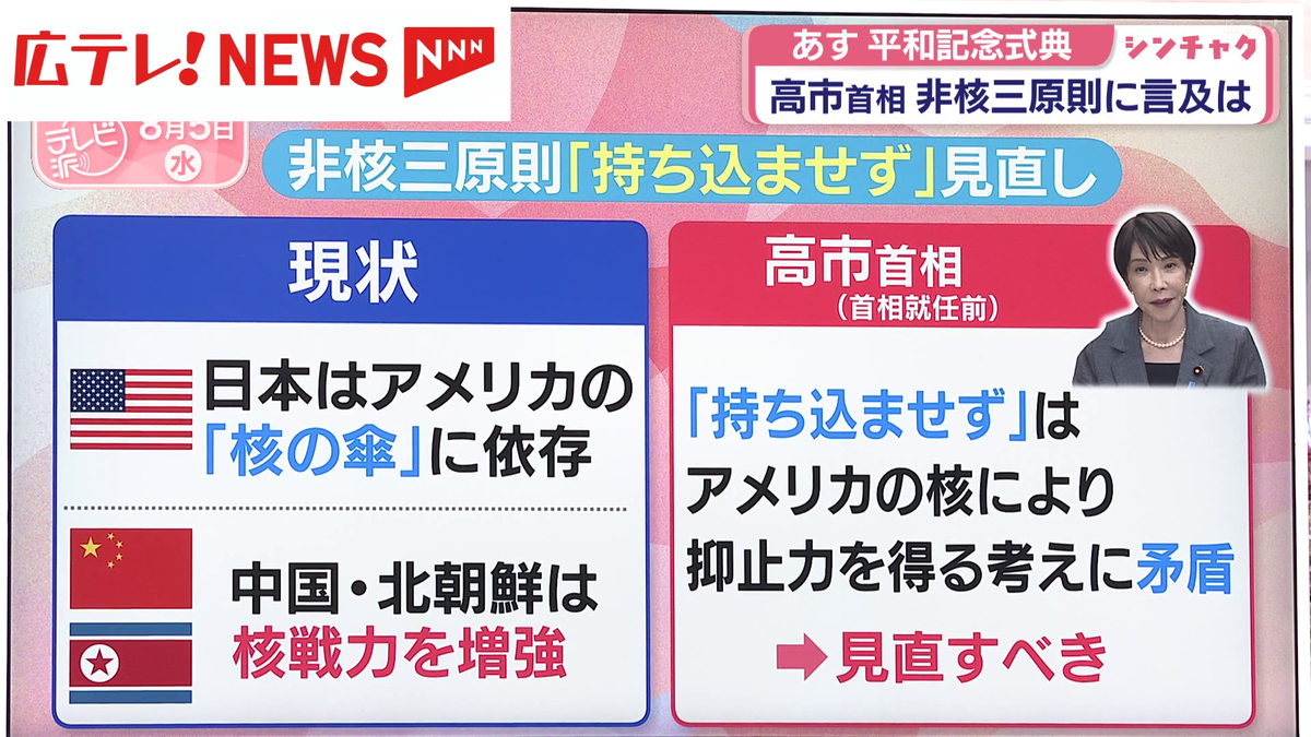 2ページ目 【池上彰さん解説】高市首相・非核三原則に言及は？ 8月6日