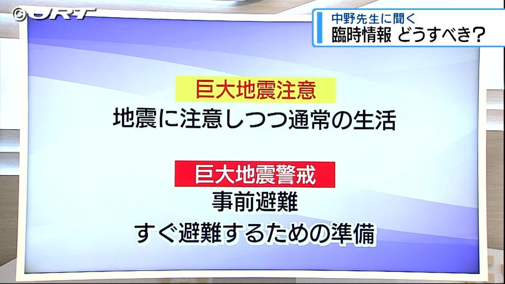 南海トラフ地震臨時情報「巨大地震注意」　徳島大学中野晋特命教授が解説【徳島】