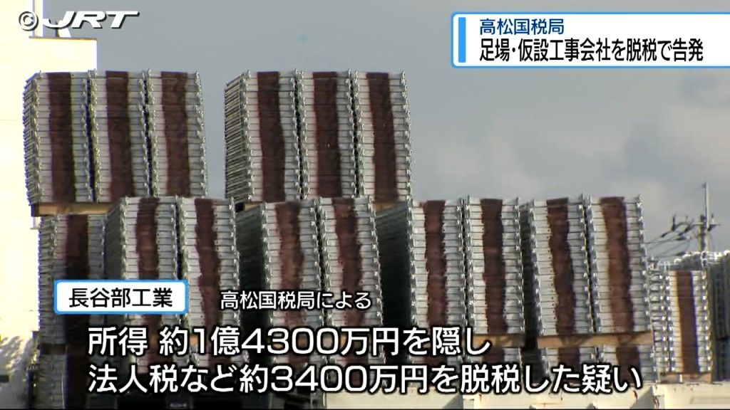 徳島市の会社と代表の40歳の男を法人税法違反などの疑いで徳島地検に告発　高松国税局が発表【徳島】