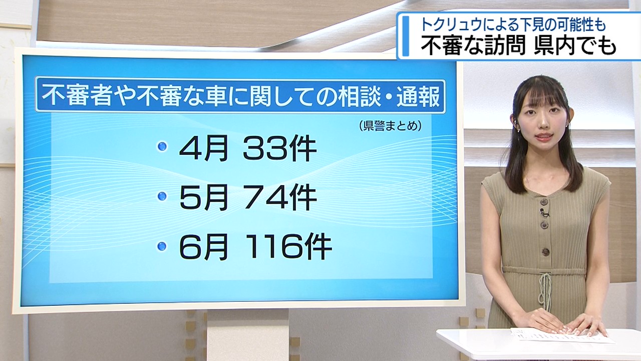 県内でも「不審な訪問」確認 警察が注意呼びかけ【徳島】（2026年8月4