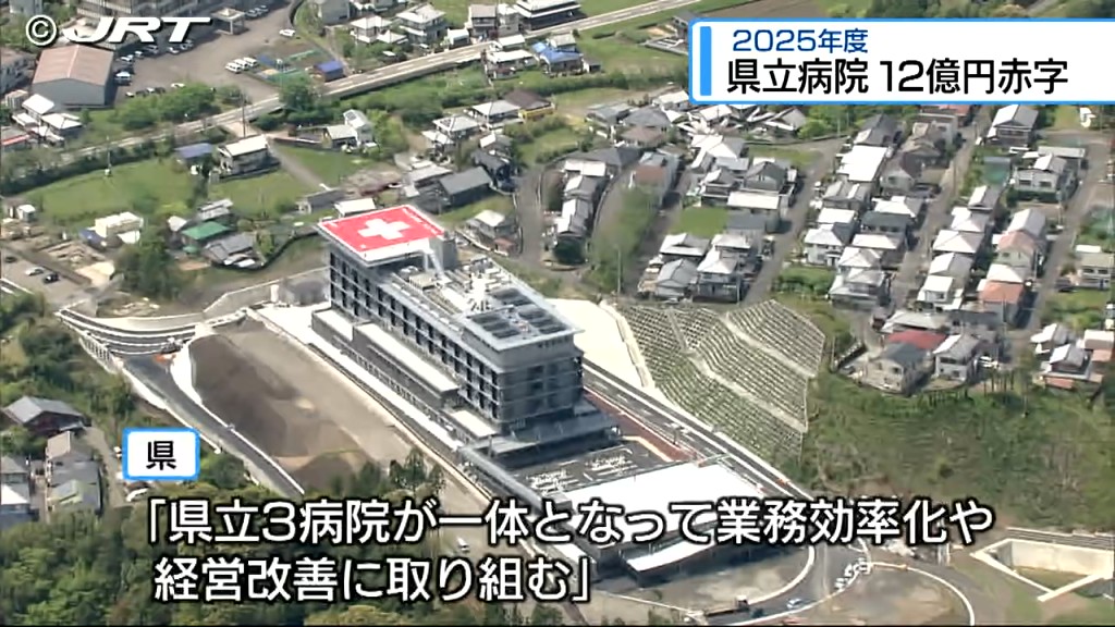 2025年度 県立病院12億7000万円超の赤字【徳島】（2026年7月11日掲載