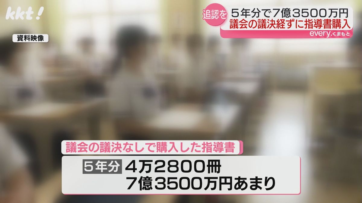 議決を経ていなかったのは5年分で約4万2800冊、7億3500万円あまり