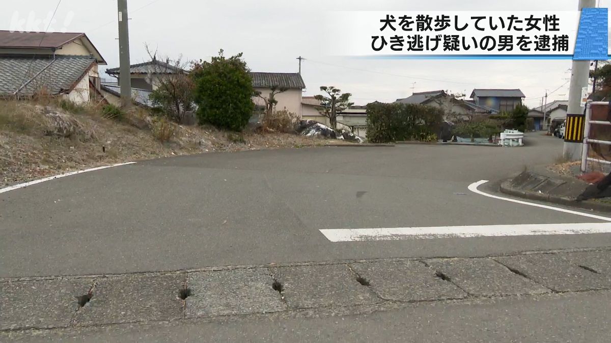 犬を散歩中の女性をひき逃げした疑いの男を逮捕 ｢ぶつかった記憶なない｣と否認