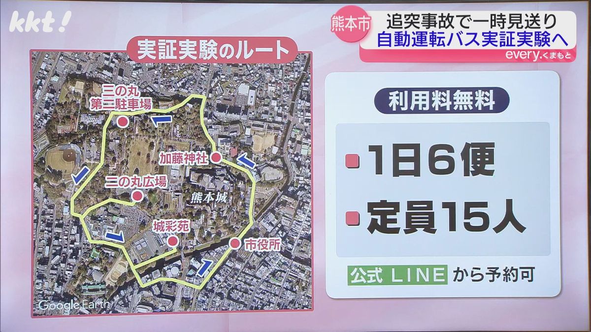 1日6便、定員15人