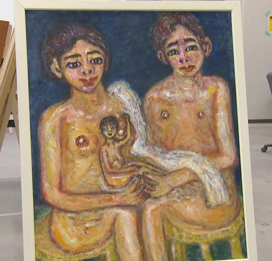 熊本大医学部で国立ハンセン病療養所菊池恵楓園絵画クラブ「金陽会
