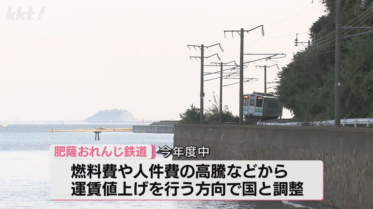 今年度中に運賃の値上げを行う方向で国と調整