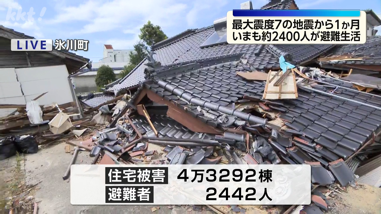 熊本地震1か月】いまも約2400人が避難生活 ライフライン復旧進むも生活