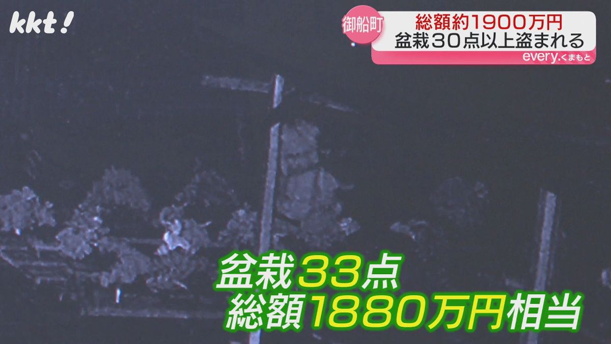 約30分間に33点、総額1880万円相当が盗まれる