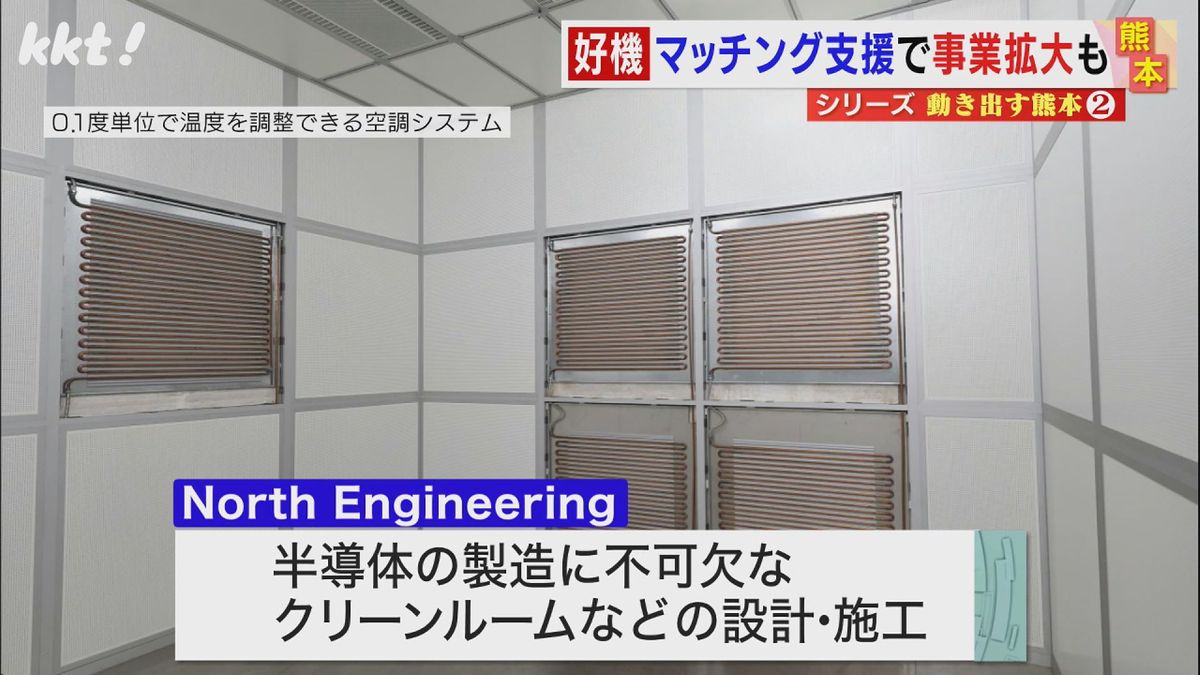 North Engineeringはクリーンルームの設計や施工などを手がける