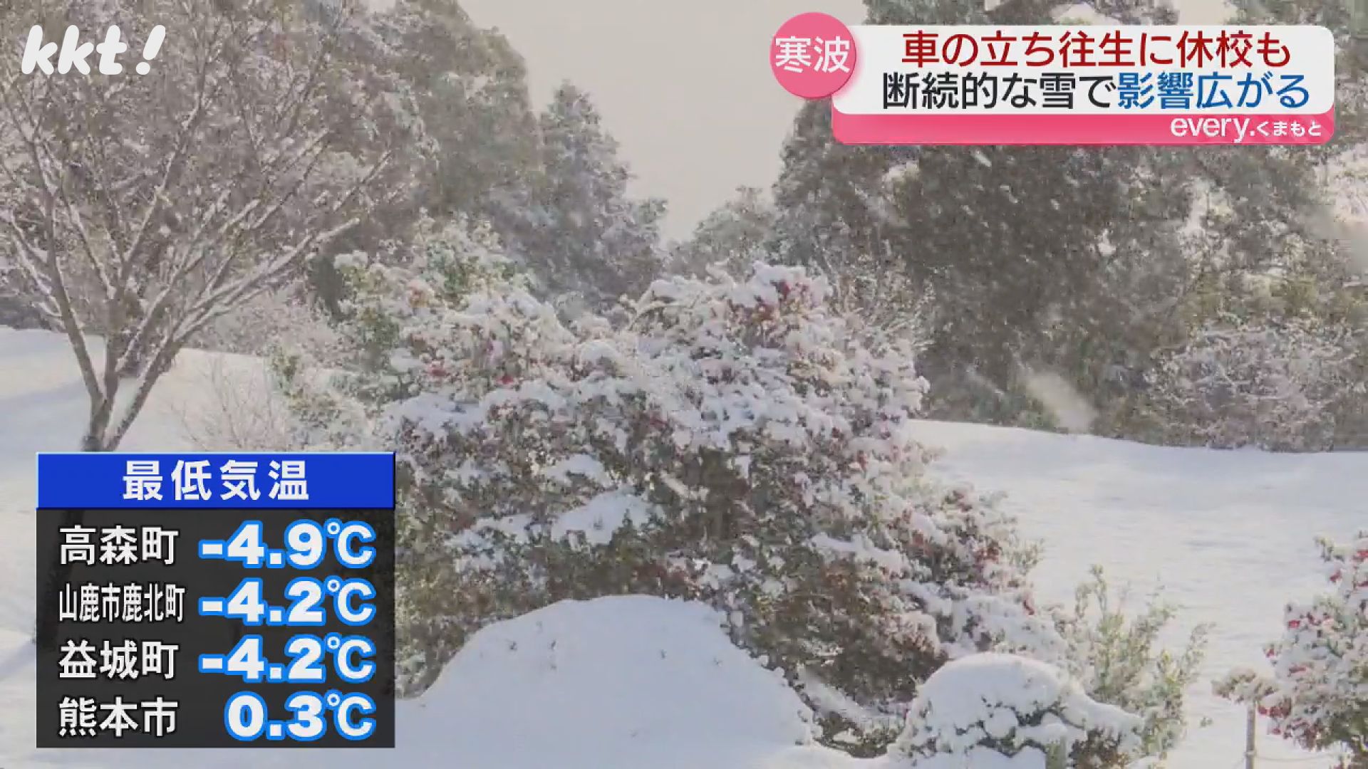 今季一番の寒気】6日も影響続く 7日昼過ぎから山地を中心に再び大雪の