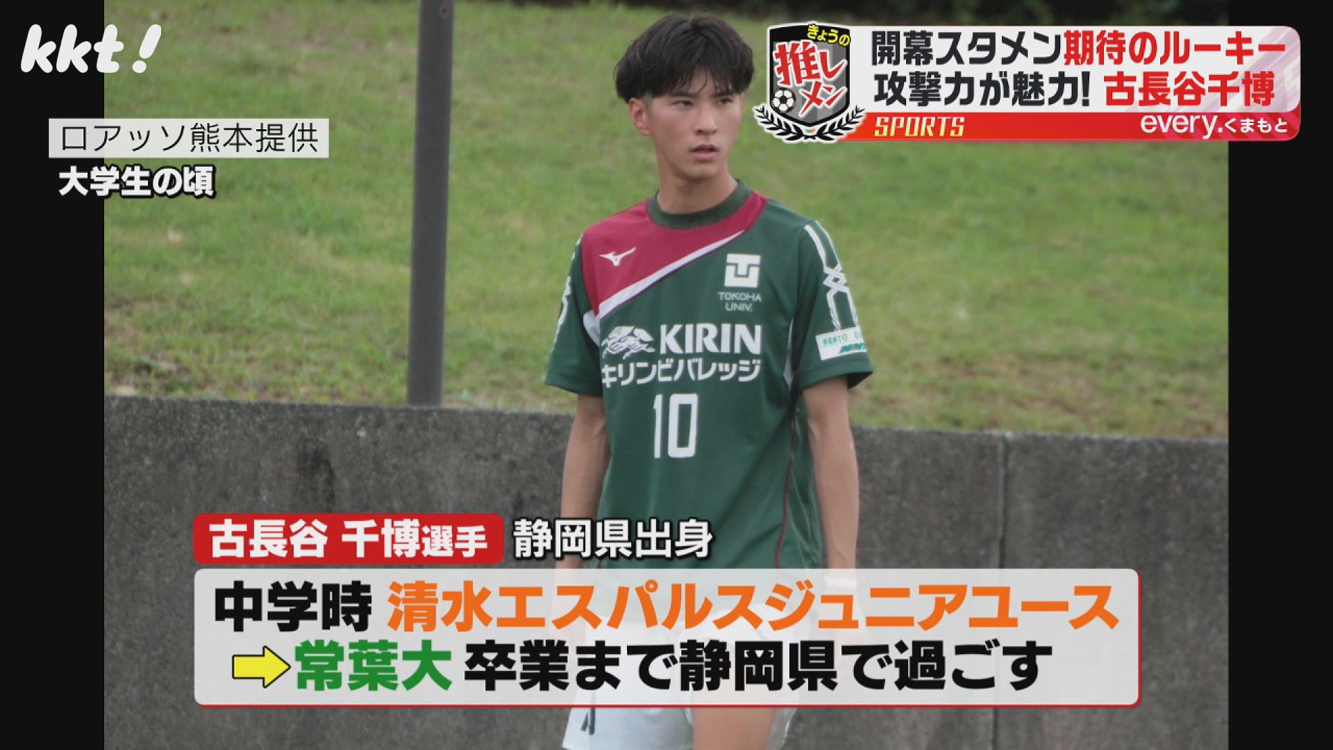 早い者勝ち！！ロアッソ熊本 2025オーセンティックユニ #10 古長谷千博 S 早い者勝ち！！ロアッソ熊本 2025オーセンティックユニ #10 古長谷千博 S