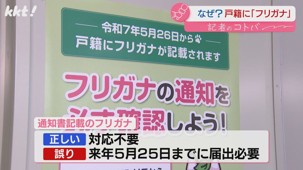 フリガナが正しければ対応不要