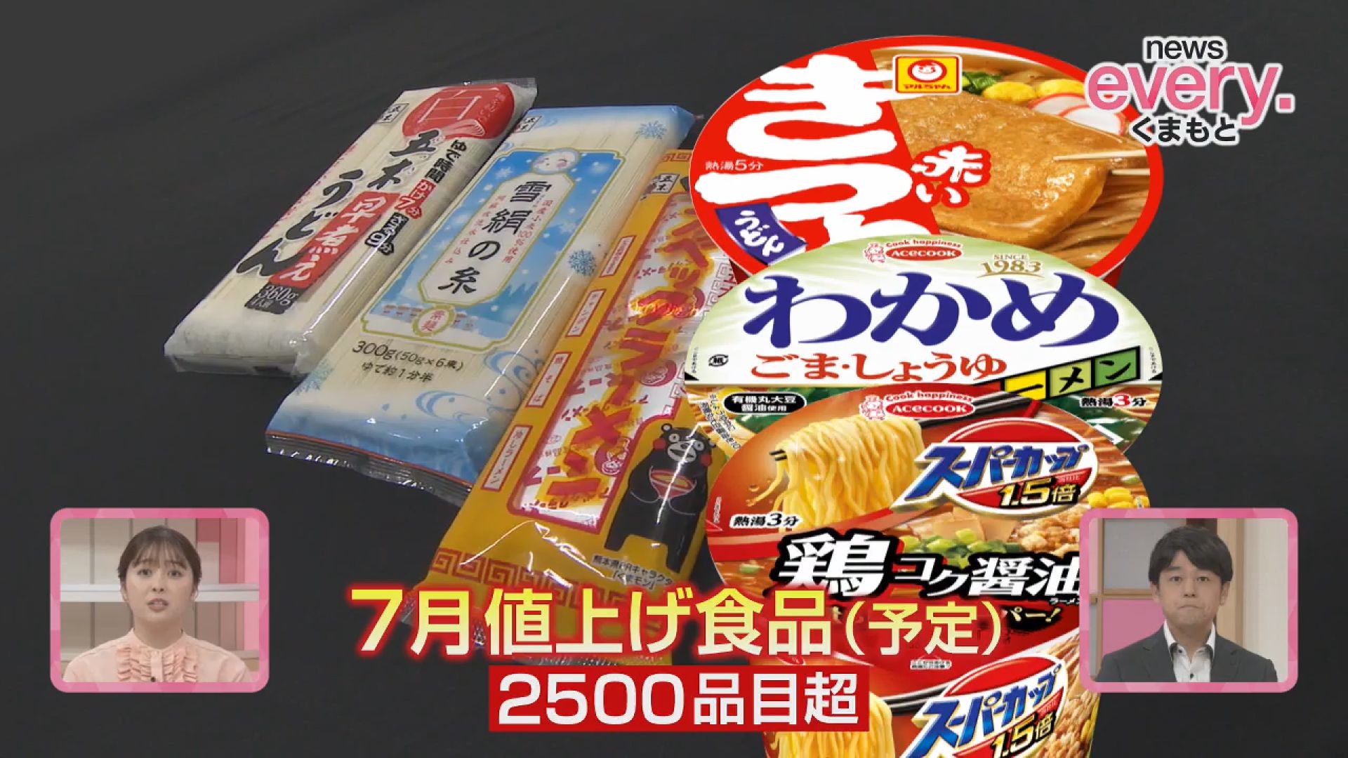 食パンや即席めん…7月も続く値上げラッシュ みなさんの節約術は（2026